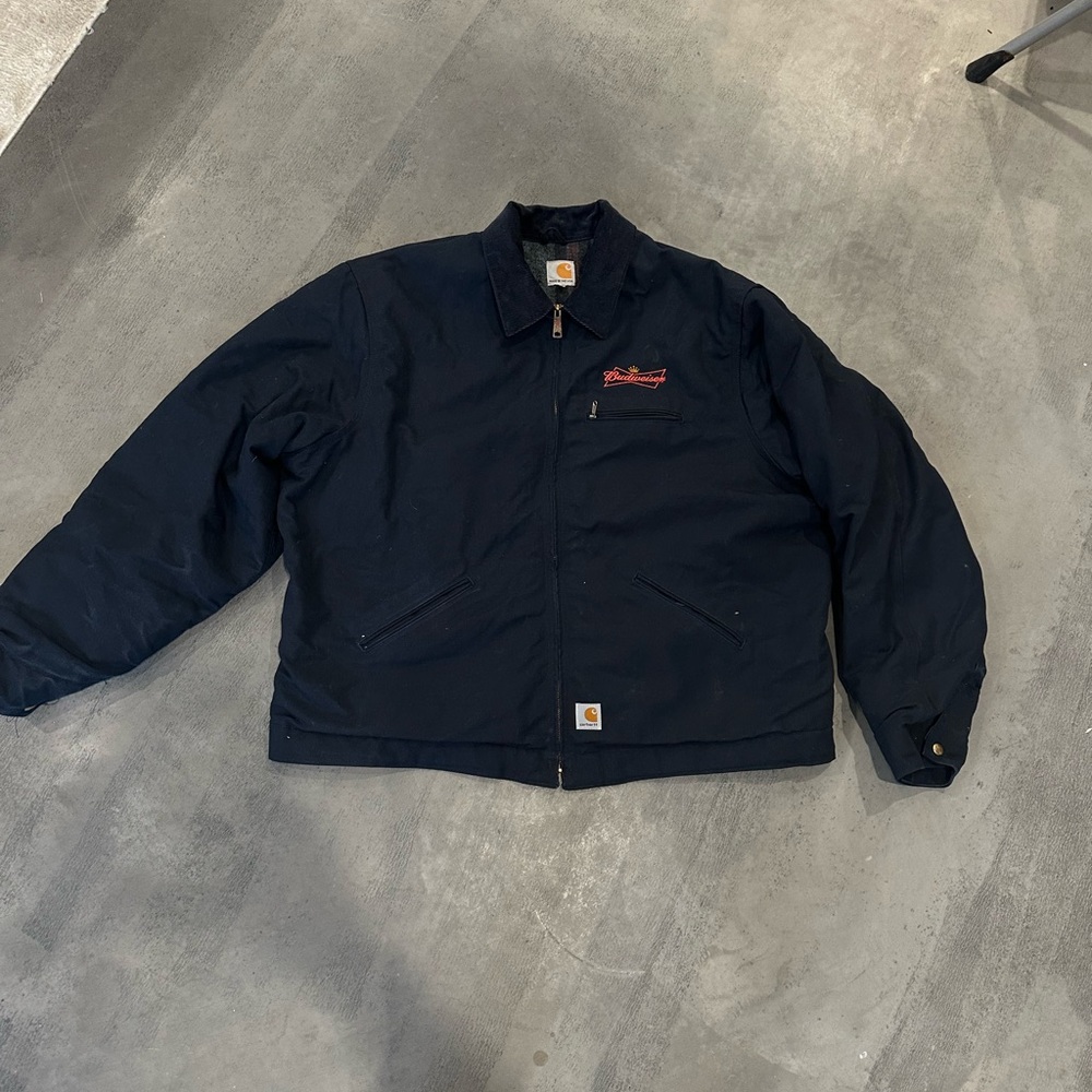 Budweiser Black Jacket with Red Logo